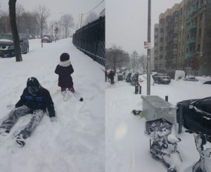 Imágenes tomadas en un vecindario dominicano en El Bronx, NY.