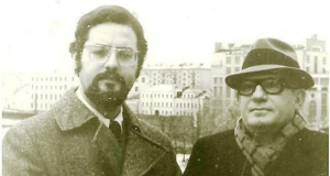 José del Castillo y Rafael Kasse Acta (derecha). Moscú. 1973.