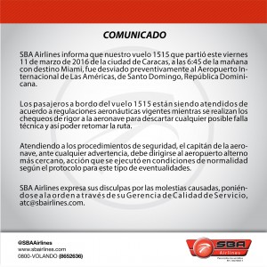 AVION COMUNICADO
