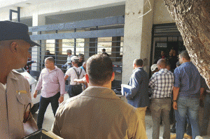 La Policía informó que oficiales de la institución realizan las investigaciones para esclarecer el doble crimen. (Foto: AtentoRD.com).