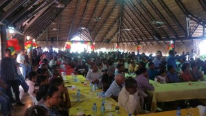 La masiva actividad fue celebrada en Pedro Brand.