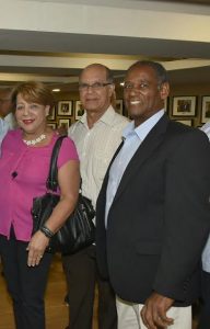 Mayra Richardson, Rafael Bolivar Romero (Boli) y Enércido Travieso.