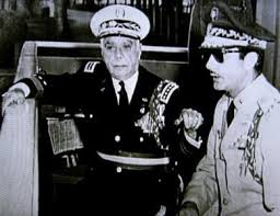 Ramfis Trujillo y su padre.