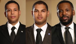 Narciso Escaño Martínez, Wagner Cubilete García y Wilson Camacho Peralta